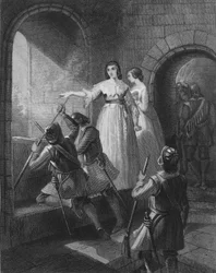 Lettice FitzGerald, 1st Baroness Offaly, Defending Her Castle from Attack by the Rebels in the Great Irish Rebellion of 1642